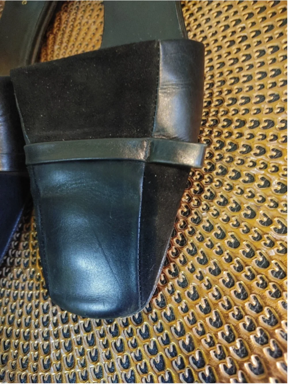 Kate Spade Leather & Suede Slides Size 8